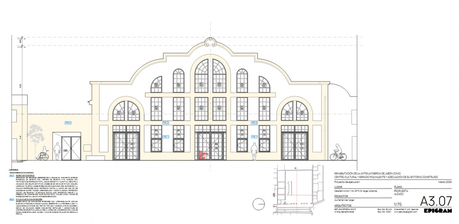 El Verger inicia las obras de rehabilitación de la histórica Fàbrica de Sabó