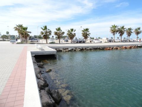 Archivo Deniadigital. Zona de aparcamiento junto al puerto de Dénia, donde se podría instalar el edificio