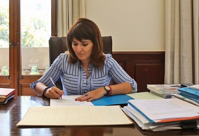 Archivo. La diputada de Cultura, Julia Parra.