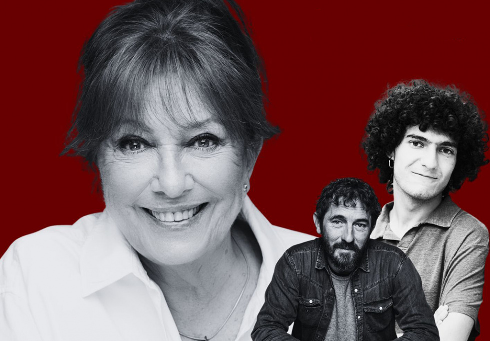 La actriz Mercedes Sampietro se sube al escenario para homenajear a Juan Chabás y Maria Ibars