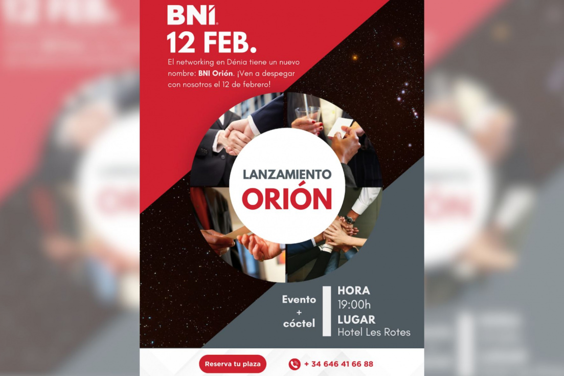 BNI Orión se presenta en Dénia como nuevo grupo de networking empresarial para la Marina Alta