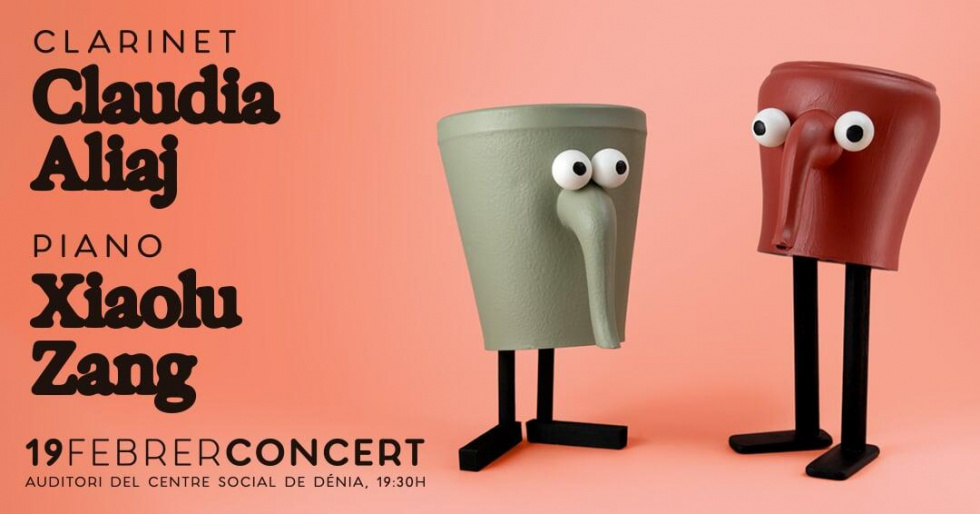 Dénia acoge un concierto de clarinete y piano con Claudia Aliaj y Xiaolu Zang
