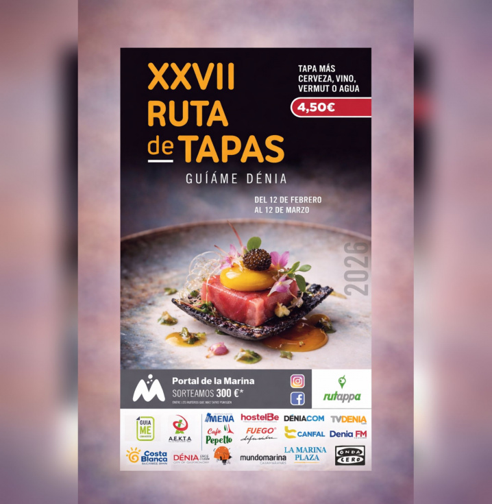 Llega la XXVII Ruta de Tapas de Dénia con 43 establecimientos y un mes de propuestas gastronómicas