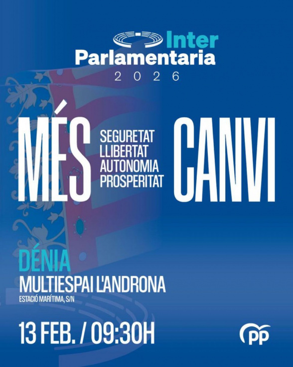 El PPCV celebra en Dénia sus Jornadas Interparlamentarias bajo el lema “Más cambio”