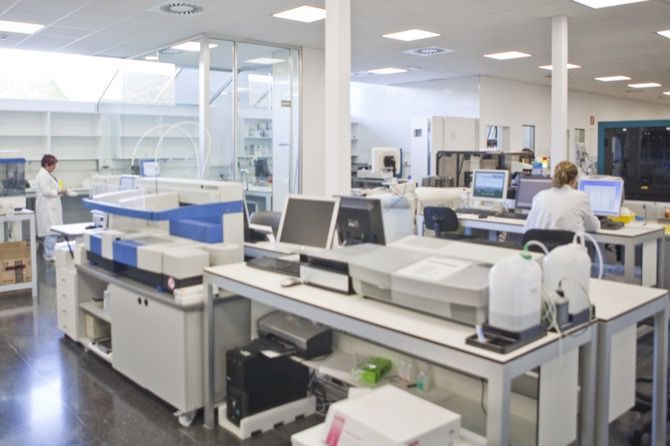 El laboratorio del Hospital de Dénia