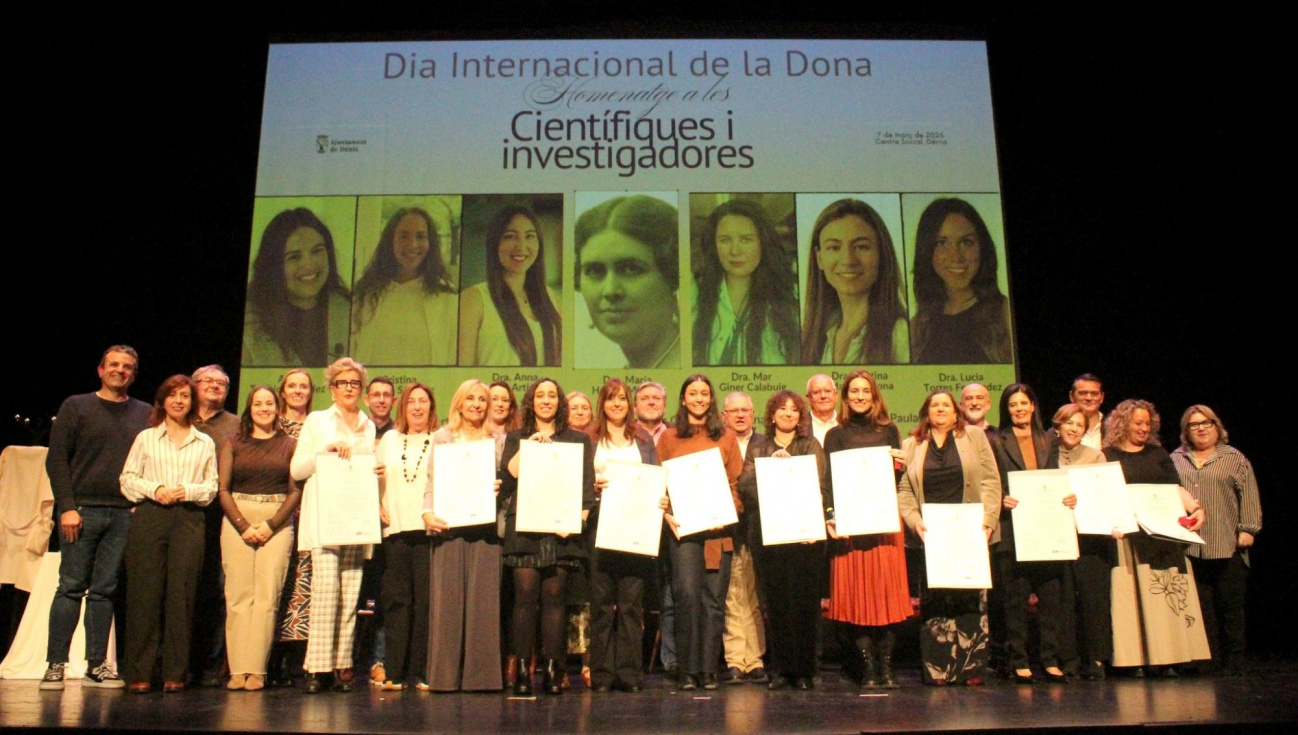 Dénia rinde homenaje a las científicas e investigadoras del municipio en el acto institucional del 8M