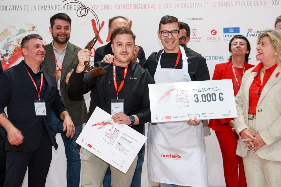 Jesús Iván Anaya gana el Concurso Internacional de Cocina Creativa de la Gamba Roja de Dénia