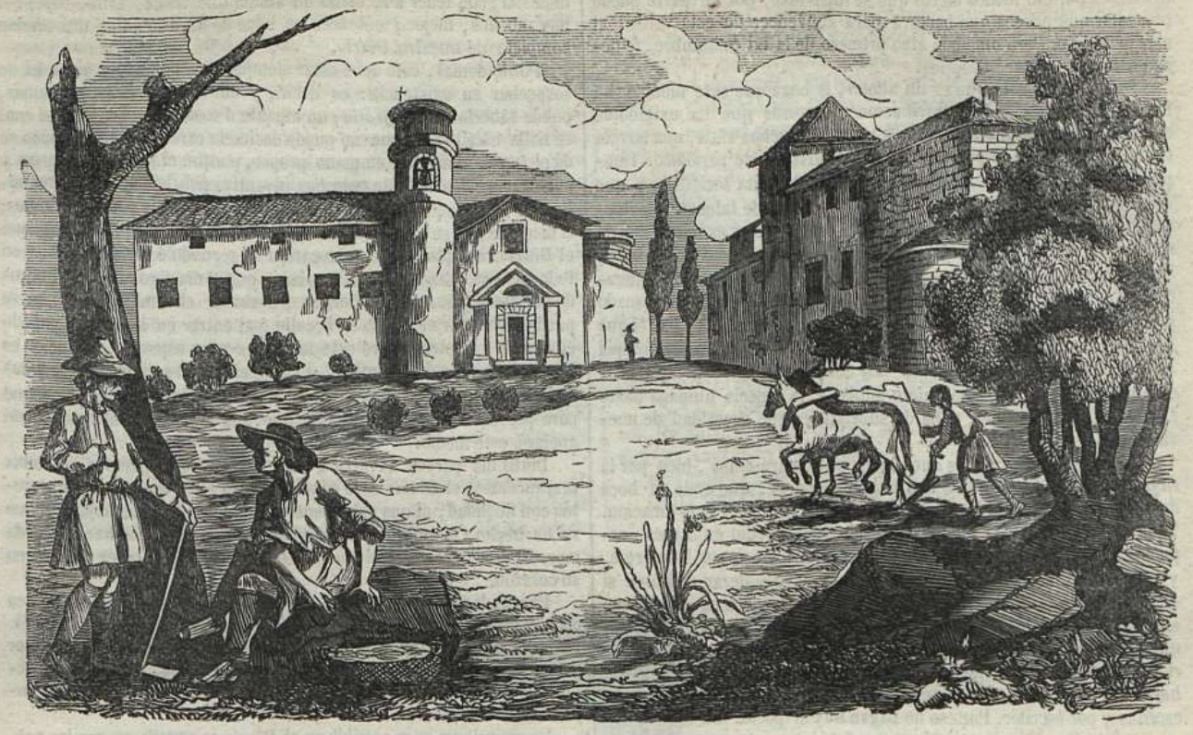 Fig. 1. Grabado de Jes&uacute;s Pobre en el Semanario Pintoresco Espa&ntilde;ol. 1851