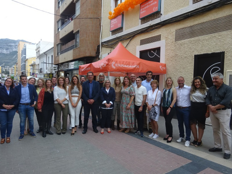 La candidatura de Ciudadanos en Dénia para las elecciones locales del mes de mayo