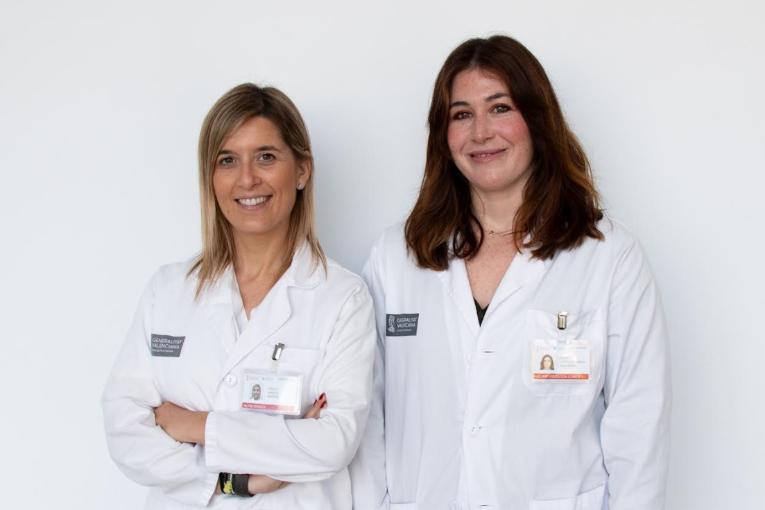 La nutricionista Paula March y la psicóloga Isabel López de Lerma