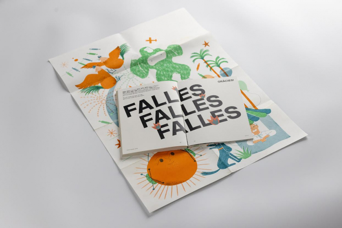 El llibret “Amors” de la Falla Saladar, premiado como mejor diseño autonómico de las Fallas 2026