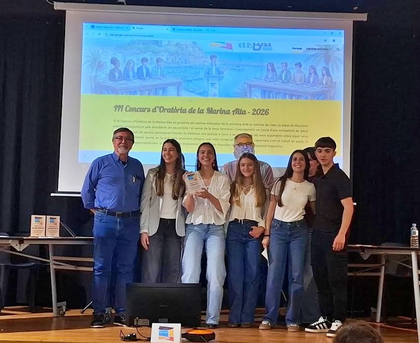 El IES Pedreguer revalida el título en el III Concurso de Oratoria de la Marina Alta