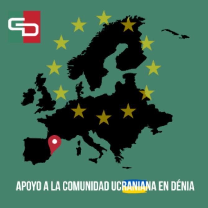 Gent de Dénia propone captar fondos europeos para reforzar el apoyo a la comunidad ucraniana