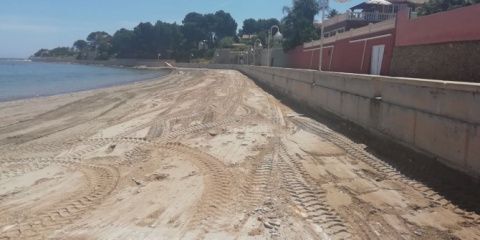 La playa de la Marineta Casiana. Foto: Ajuntament de Dénia