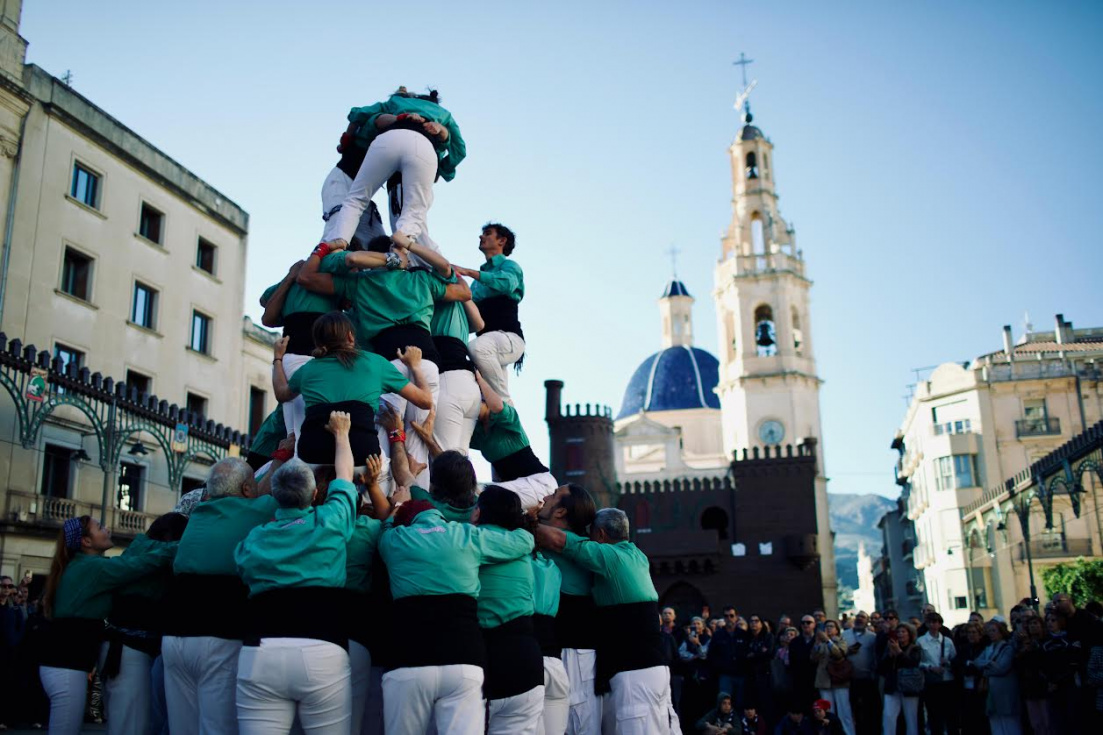 La Muixeranga de la Marina Alta emociona en Alcoi con una actuación histórica durante el Año Jubilar