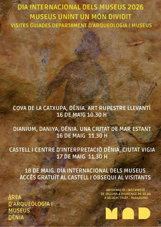 Dénia celebrará el Día Internacional de los Museos con visitas guiadas y entrada gratuita al Castell