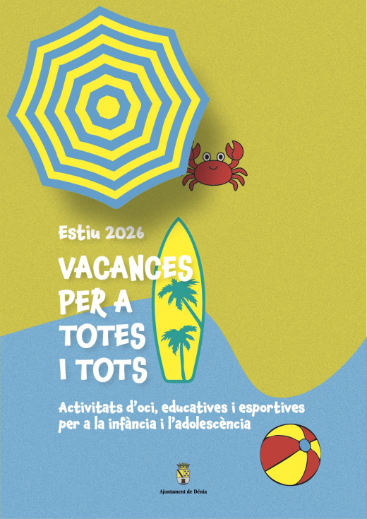 Dénia presenta su programación de verano con escuelas, actividades en la playa y campus deportivos para facilitar la conciliación