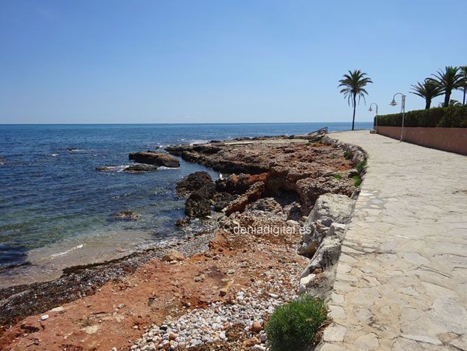 El paseo de Les Rotes de Dénia