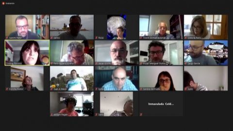 Imagen de la rueda de prensa ofrecida la tarde de este lunes el equipo de gobierno