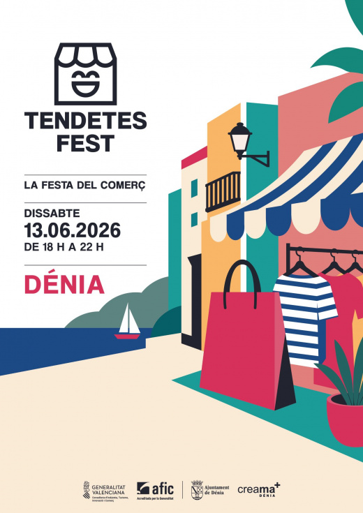 Tendetes Fest vuelve a Dénia el 13 de junio con descuentos, música en directo y promociones en 51 comercios