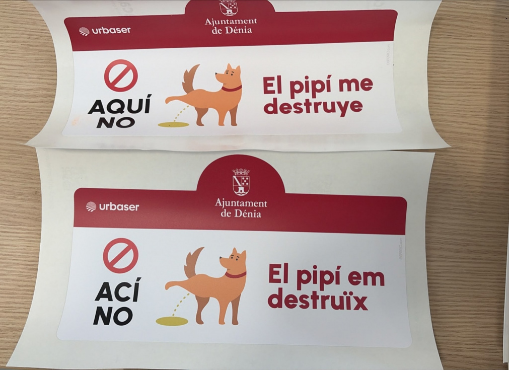 Dénia recuerda que limpiar los orines y recoger los excrementos de los perros es una obligación