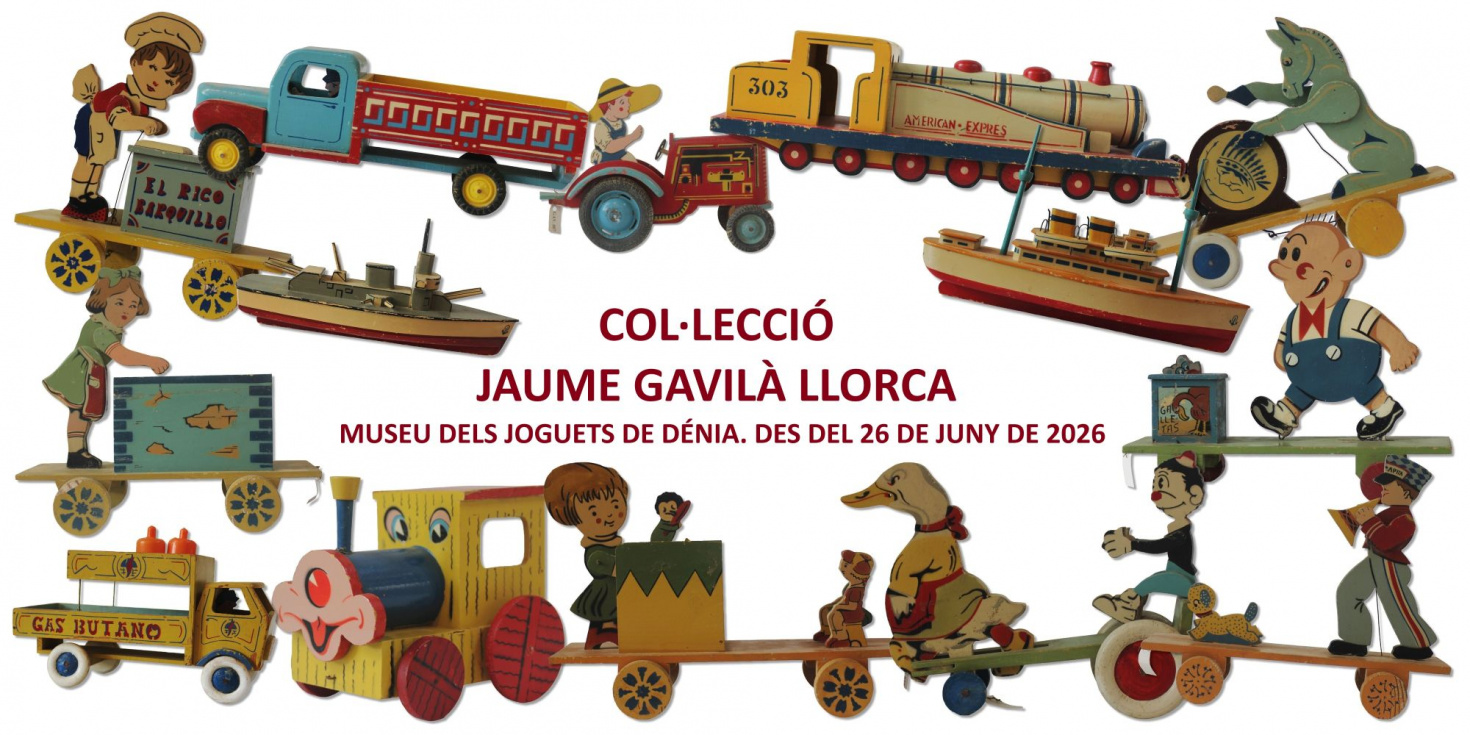 Dénia rinde homenaje al restaurador Jaime Gavilà con una exposición de juguetes históricos en el Museo del Juguete