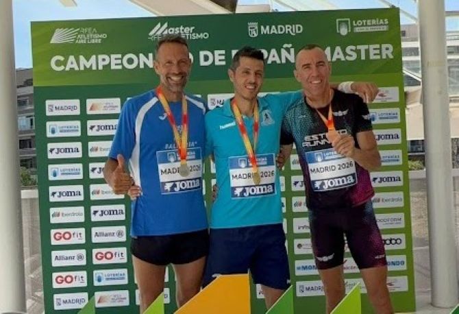 Juanra Pous se proclama subcampeón de España máster en los 800 metros