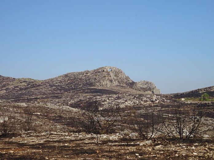 La cova Foradada, entre Vall d'Ebo y Vall d'Alcalá