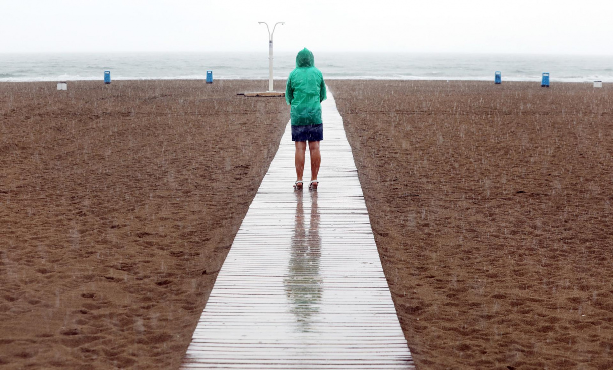 Aviso amarillo este viernes por lluvias y tormentas en el norte de Alicante