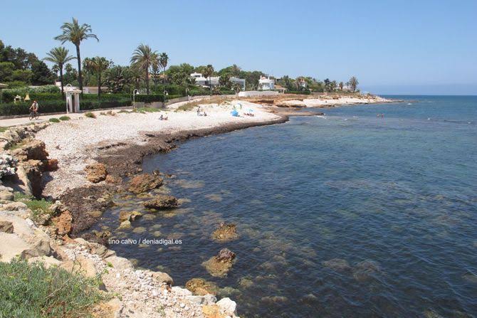 Las aguas de toda la costa de Dénia obtienen la máxima calificación en calidad ambiental