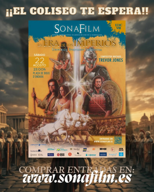 Ondara viajará a ‘La era de los imperios’ con SonaFilm y la música de Trevor Jones