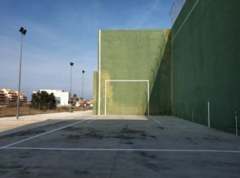Las pistas de frontenis de Dénia. Foto: Ayuntamiento de Dénia