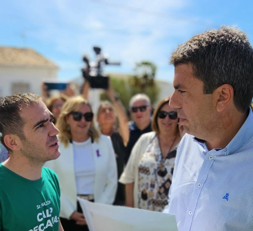 Ximo Perles no dudó en calificar a Mazón como "el peor presidente que ha tenido la Diputación de Alicante"