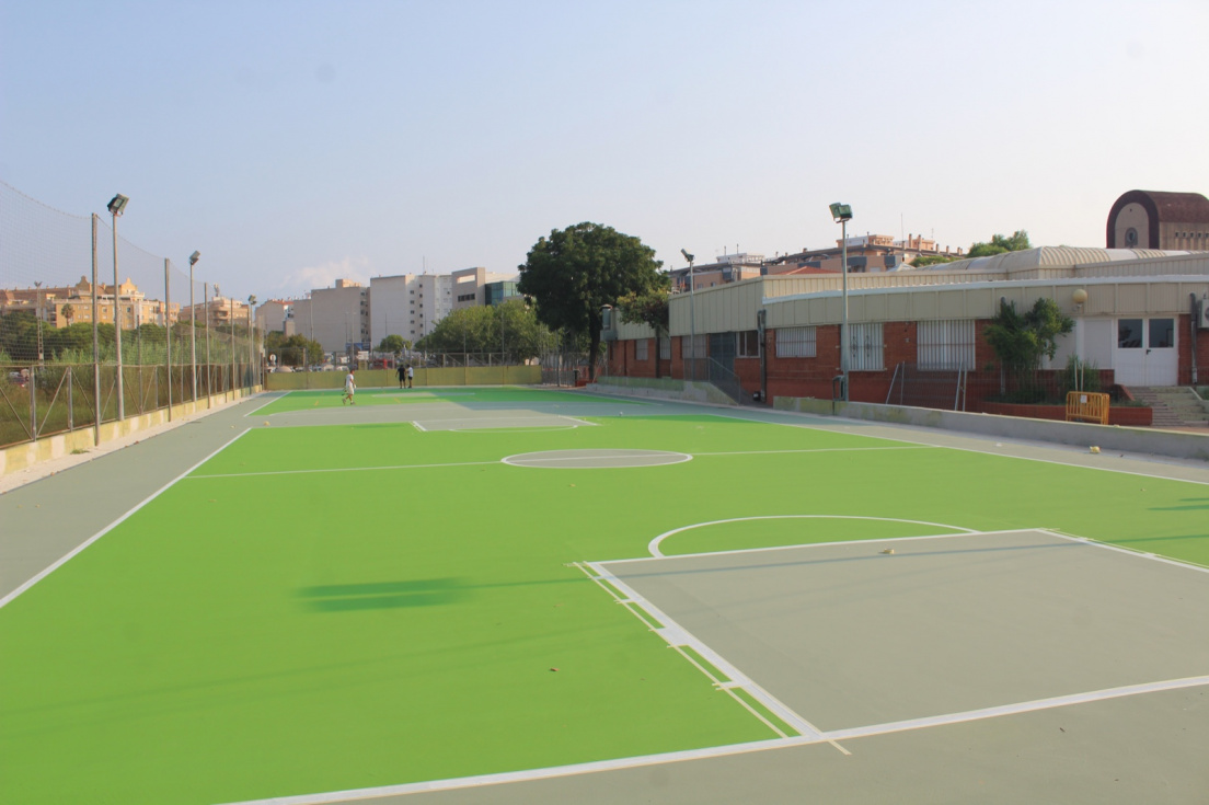 Pistas deportivas renovadas CEIP Les Vessanes Dénia