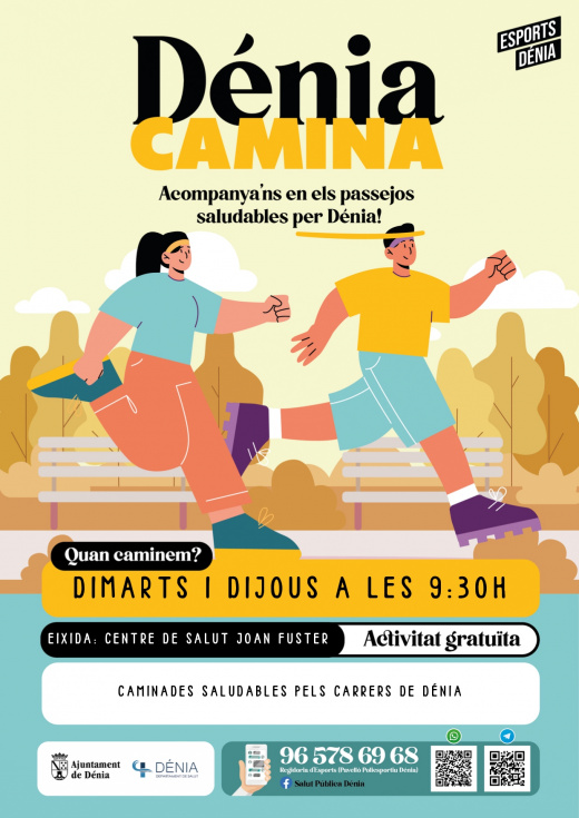 Dénia Camina regresa en octubre con paseos saludables gratuitos dos días a la semana