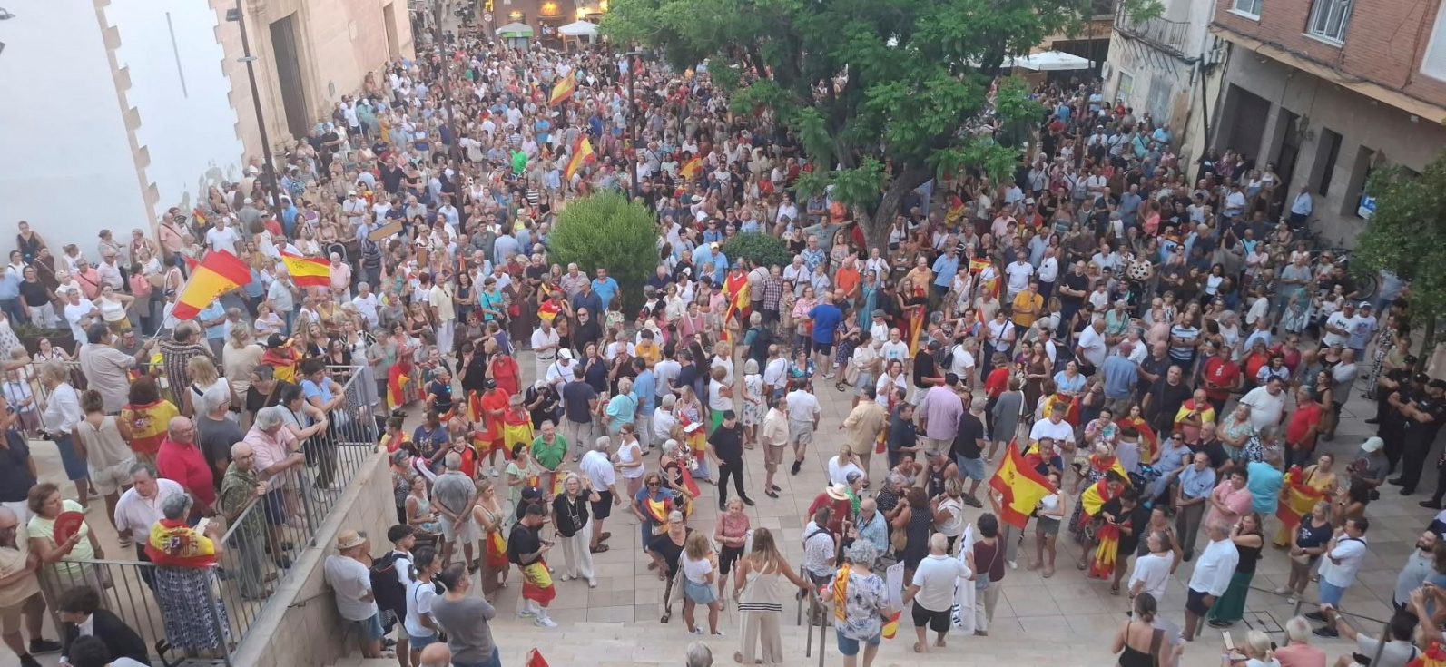 Concentraci&oacute;n por Ceuta en D&eacute;nia | Imagen cedida por TodoAlicante