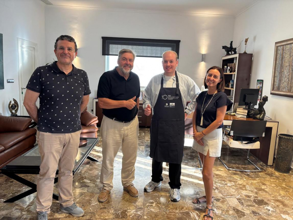 Daniel Schellwald, durante su visita al Ayuntamiento de D&eacute;nia