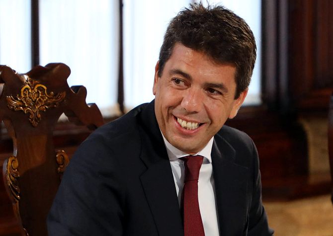 Carlos Mazón Guixot Presidente de la Generalitat Valenciana