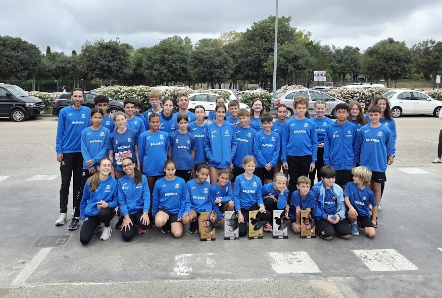 Cinco podios para el C.A. Baleària Diànium en el Campeonato Provincial por Equipos de Cross Escolar celebrado en Alcoi