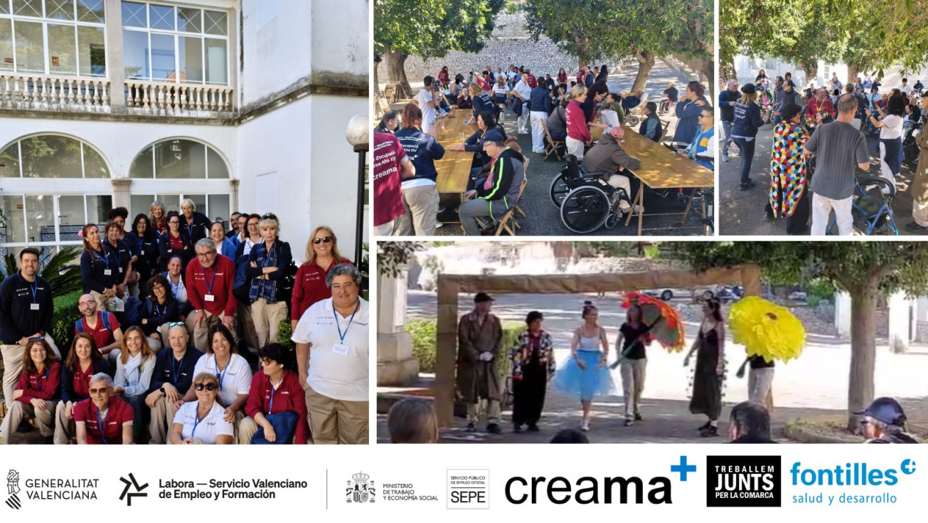 El alumnado del Taller de Empleo Marina Alta vive una jornada formativa y solidaria en Fontilles