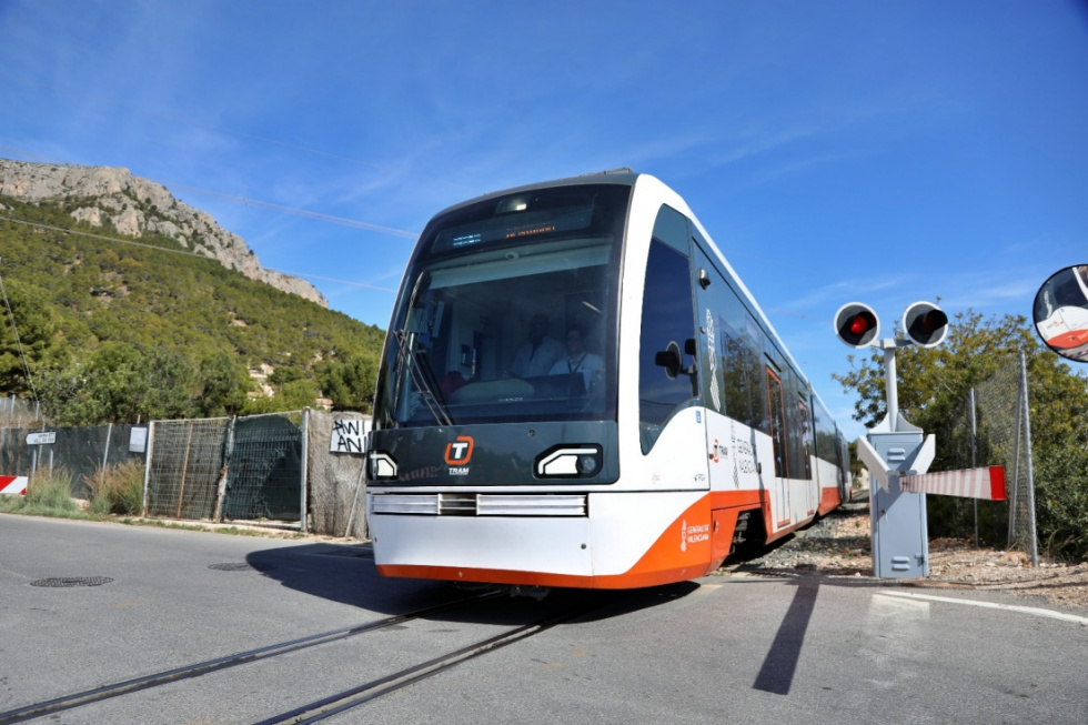 La Línea 9 del TRAM d’Alacant transportó a más de 126.000 personas en septiembre