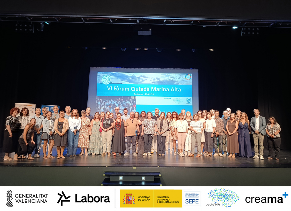 El VI Foro Ciudadano por el Empleo reuni&oacute; en Pedreguer a 80 personas para analizar los retos del mercado laboral de la Marina Alta.
