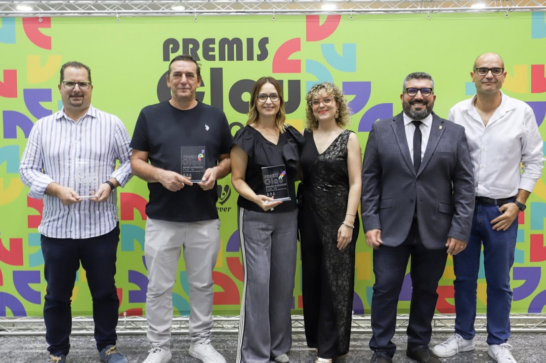 Ganadores de la primera edici&oacute;n de los Premis Clau de El Verger, celebrada en 2025.