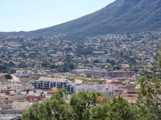 Panorámica de Dénia desde el Castillo. Panorámica de Dénia desde el Castillo.